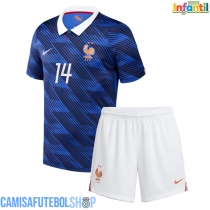 Camisa de time de futebol França Adrien Rabiot #14 Replicas 1º Equipamento Infantil Mundo 2026 Manga Curta (+ Calças curtas)